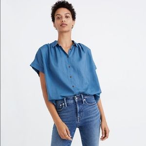 Madewell Central Shirt in Bright Indigo